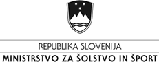 Ministrstvo za šolstvo in šport 